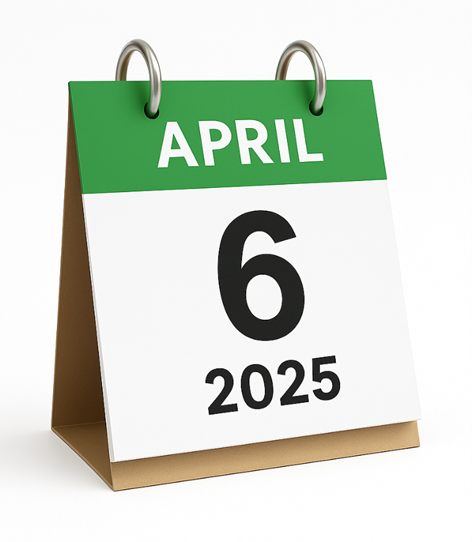 6 April 2025