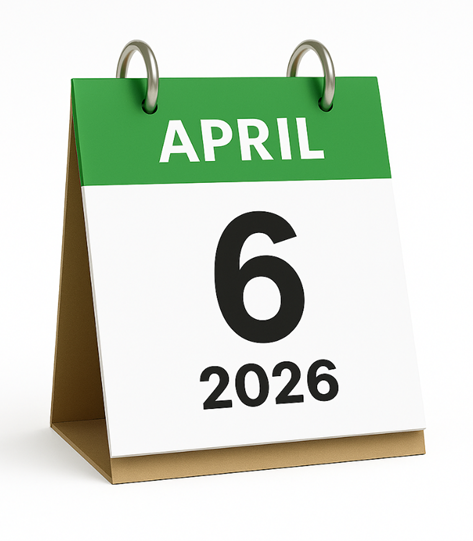 6 April 2026